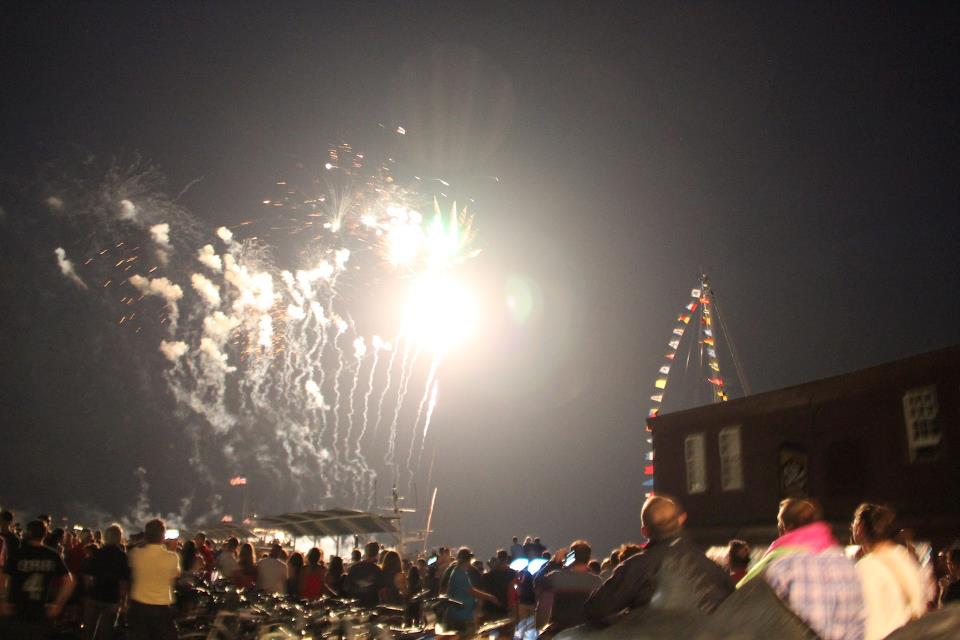 4th of July Fireworks over Provincetown Harbor