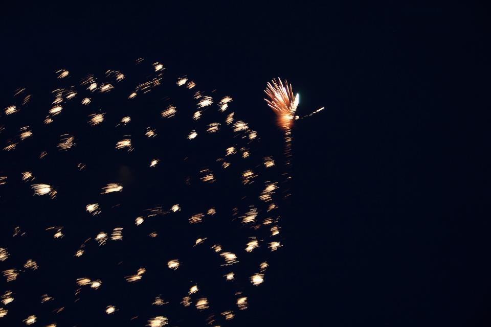 4th of July Fireworks over Provincetown Harbor