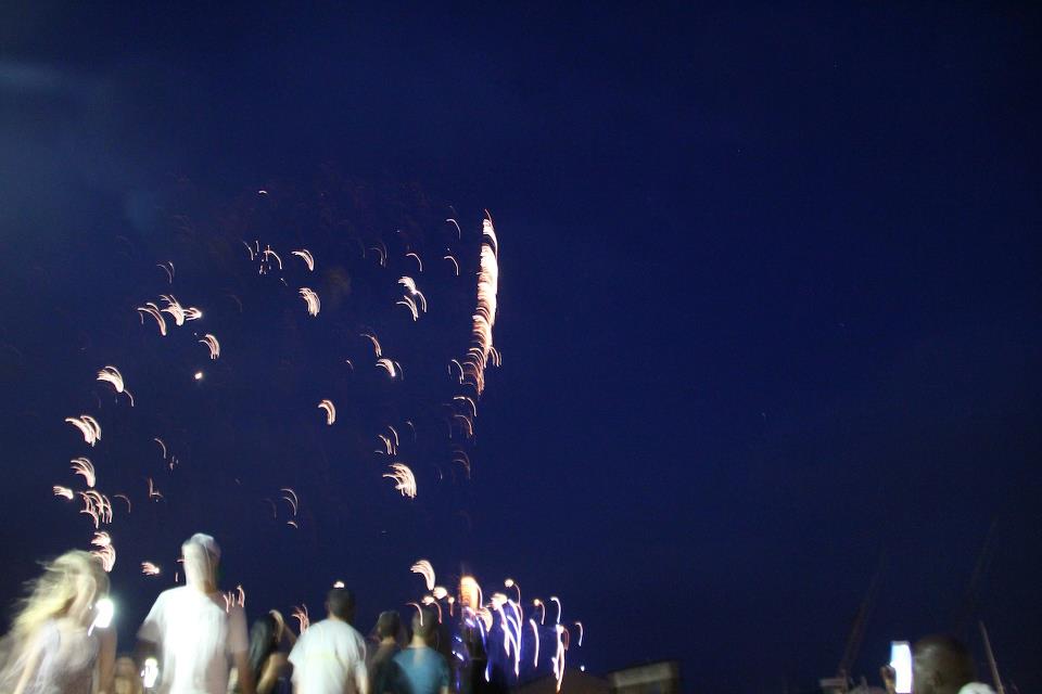 4th of July Fireworks over Provincetown Harbor