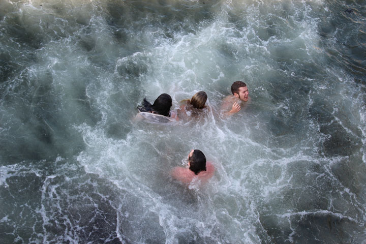 Summer in Provincetown, Diving from MacMillan Pier