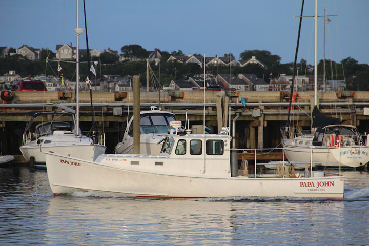 Provincetown Harbor, fishing boats and yachts