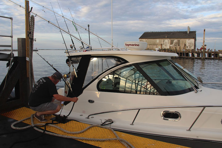 Provincetown Harbor, fishing boats and yachts