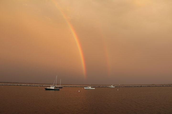 Provincetown Harbor, sunset September 9, 2012