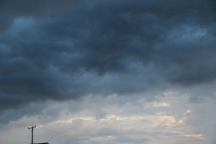 Ptown Sunset, just before sky will turn red , Shore Road in North Truro