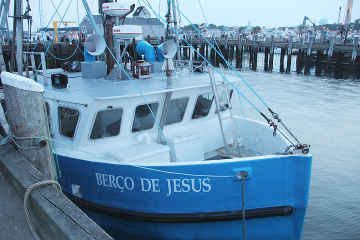 Provincetown Harbor, MacMillan Pier, new fishing boat