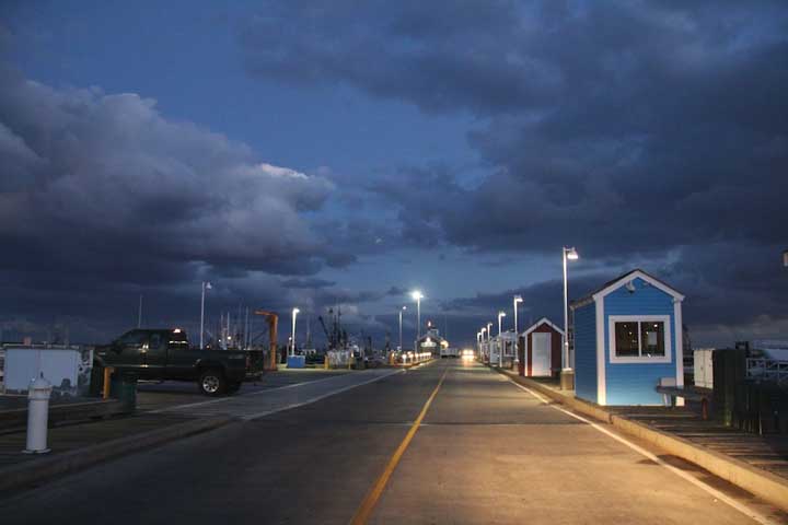 Ptown Autumn Sky, Harbor, looking West... Coast Guard Pier