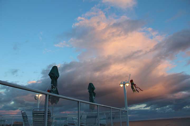 Ptown Autumn Sky, Boatslip deck... 