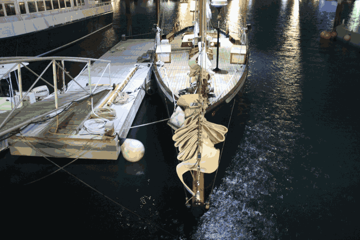 Schooner Hindu in Provincetown Harbor