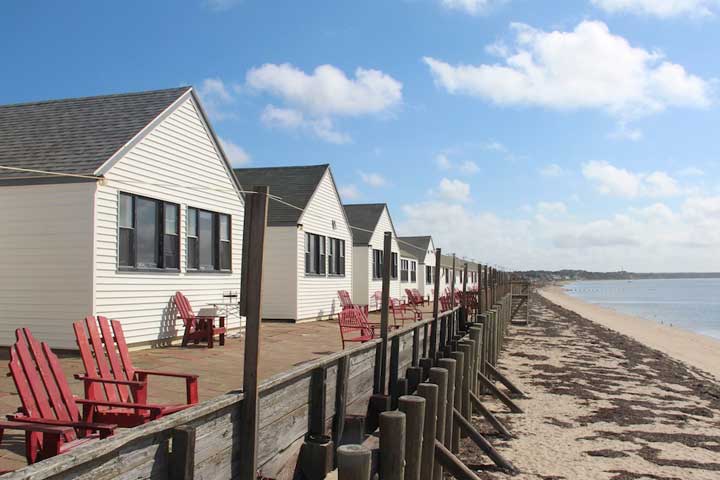 Photograph by Ewa Nogiec, North Truro, Beach Point, White Village cottages