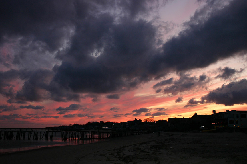 December Sky over Provincetown