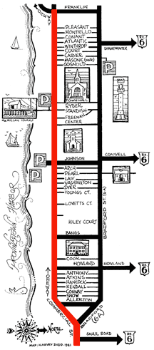 Provincetown Street Map by Harvey Dodd