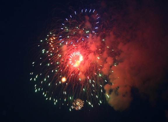 Provincetown Fireworks, 4th July, MacMillan Pier