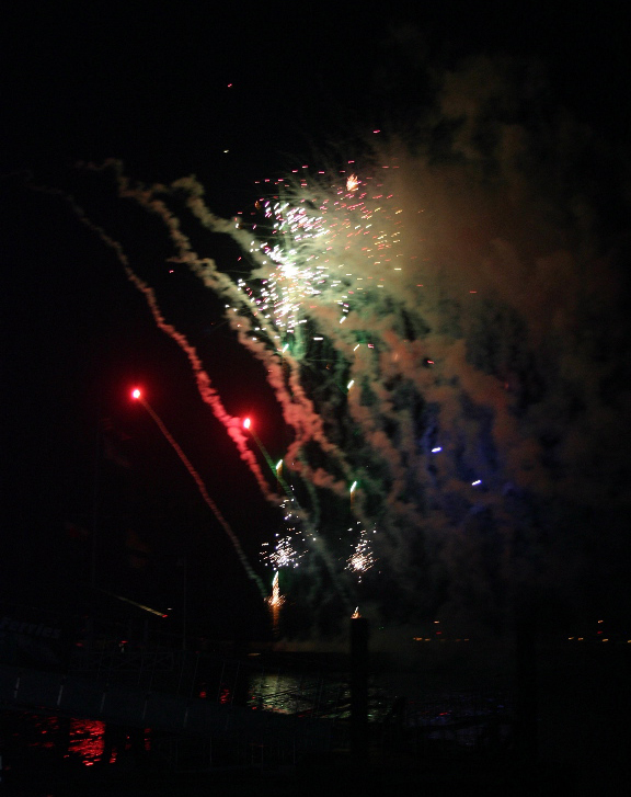 Provincetown Fireworks, 4th July, MacMillan Pier