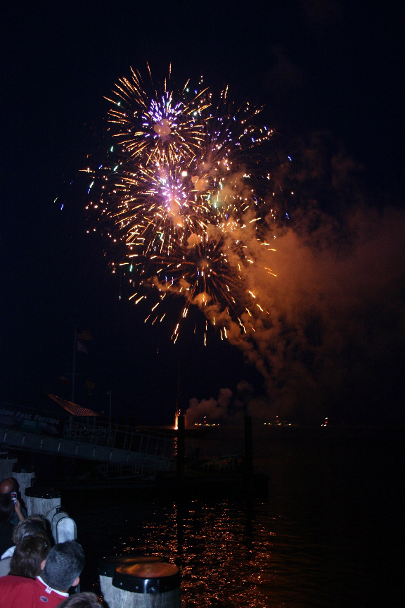 Provincetown Fireworks, 4th July, MacMillan Pier