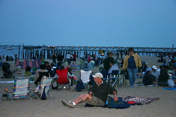 Provincetown Fireworks, 4th July, MacMillan Pier