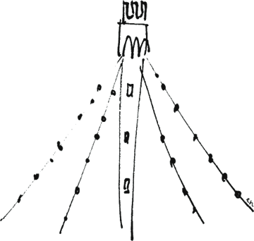 Pilgrim Monument, line drawing by Ewa Nogiec